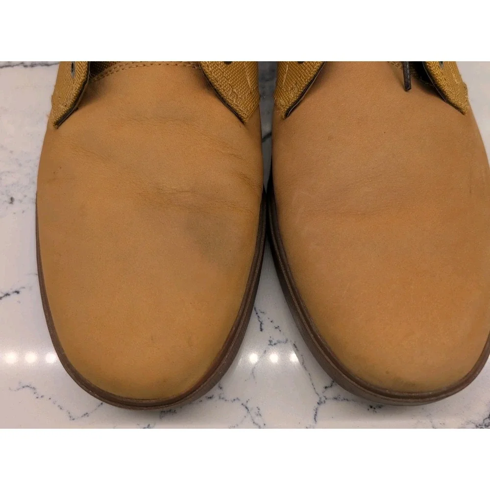 Timberland Groveton Chukka‎ Sneakers Mens 11.5 Suede Canvas Tan Lightweight Boot